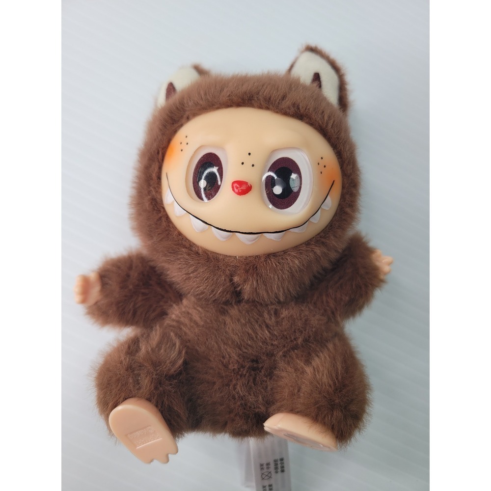 3 Lafufu Cute Whimsical Plush Key Chain Dolls Brown Multi White - Picture 5 of 12